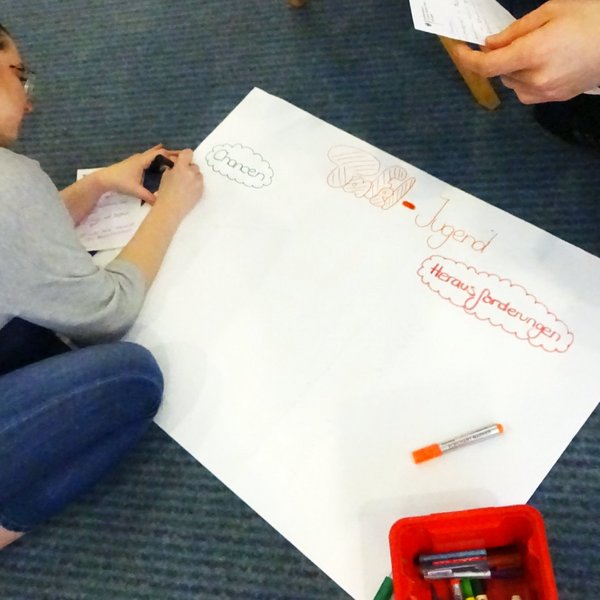 BFD-Leistende fertigen eine Übersicht an.