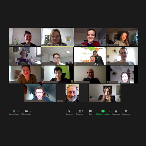 Screenshot Zoom-Meeting des Online-Seminars